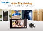 C01 3.5 inch Digital LCD 120 Degree Peephole Viewer photo visual monitoring electronic cat eye camera doorbell camera