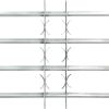 Adjustable Security Grille for Windows with 4 Crossbars 39.4"-59.1"