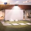 Solar Powered Wall Lights Motion Sensor Outdoor Lamps with Separate Solar Panel 3 Modes 468Pcs Beads