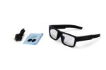 Surveillance Camera Slender Clear Eyeglasses Camcorder w/ Built-in DVR