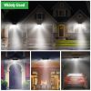 Solar Lights 180 LEDs Solar Wall Light Outdoor Motion Sensor Lamp IP65 Waterproof 120 Degree Sensing 270 Degree Wide Lighting Angle