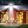 Solar Powered Wall Lights Motion Sensor Outdoor Lamps with Separate Solar Panel 3 Modes 468Pcs Beads