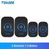 Home Wireless Doorbell 433Mhz Welcome Friend Smart Doorbell 150Meters Long Distance 32 Songs 4 Level Volumes Door Chimes