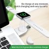 USB C Portable Wireless Charger for IWatch 7 6 SE 5 4 Charging Dock Station USB Cable for Apple Watch Series 7 6 5 4 3 Type C