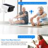 1080P Solar Powered WiFi IP Camera Two-Way Intercom Security Surveillance Camera