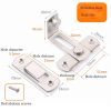 90 Degree Hasp Latches Stainless Steel Sliding Barn Door Chain Locks Security Tools Hardware